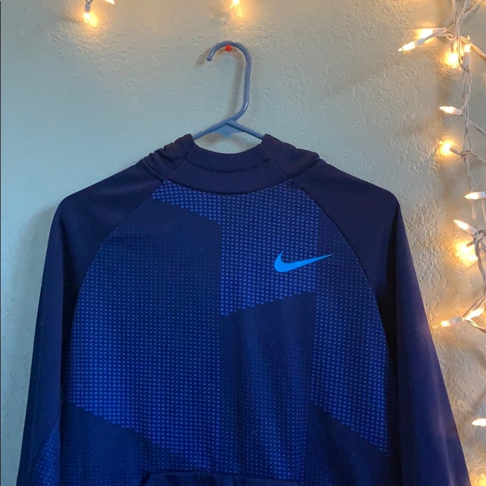 Blue Nike hoodie!